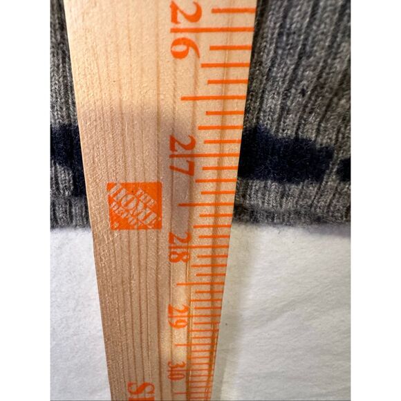 Aqua tie-dye navy and grey crewneck 100% cashmere sweater size Large - Picture 4 of 6